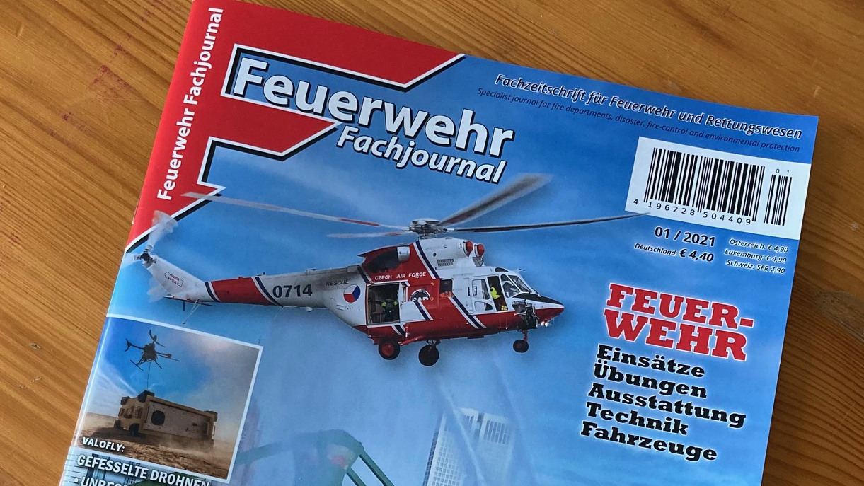 Cover des Feuerwehr Fachjournal, Ausgabe 01/2021